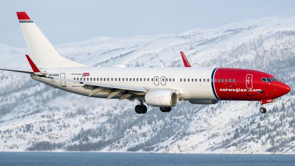 Norwegian plane