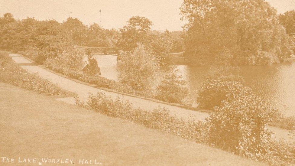 Lake at Worsley New Hall