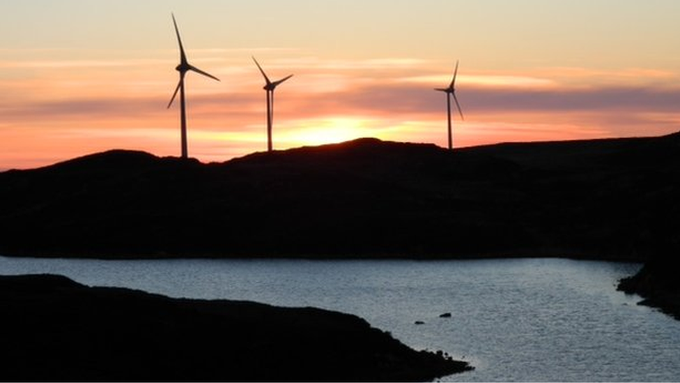 wind turbines