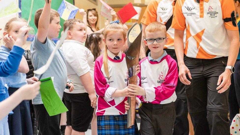 Pupils at Pirie Park Primary