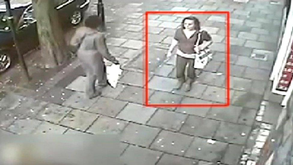 CCTV footage of missing Bristol woman Claire Holland