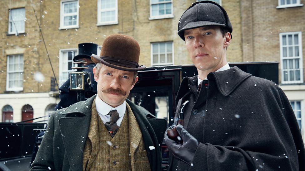 Martin Freeman and Benedict Cumberbatch