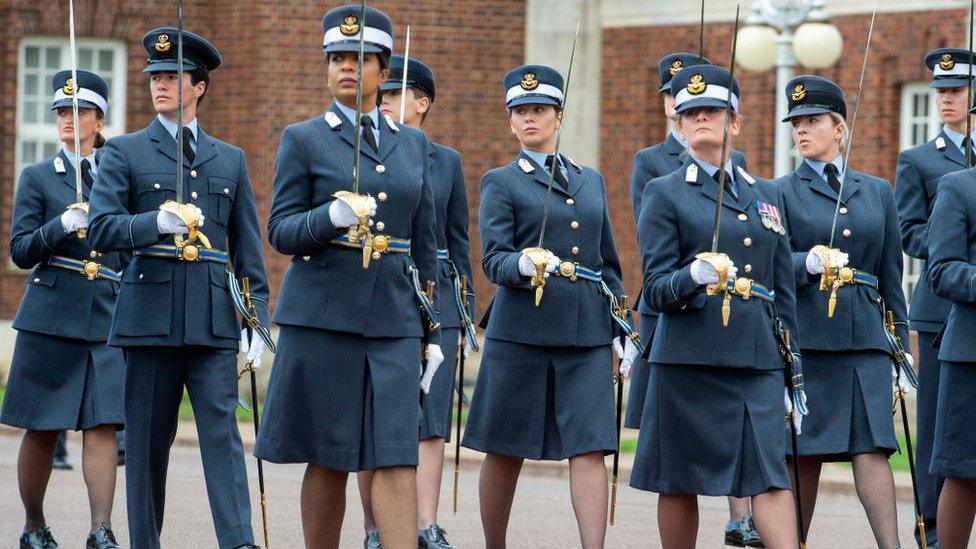 RAF Cranwell passing out parade