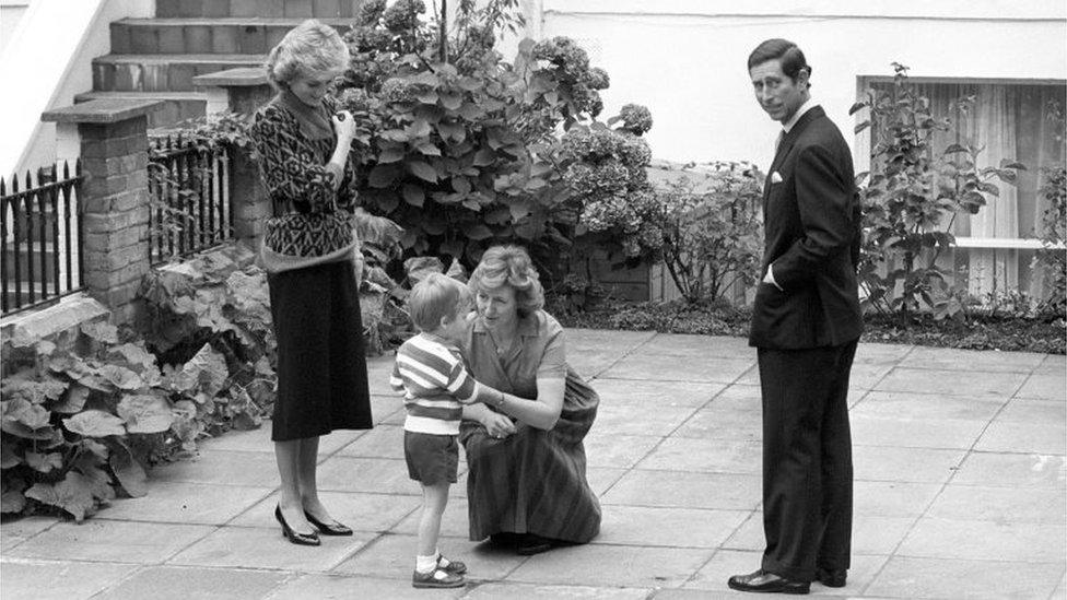 Prince William at nursery school in 1985