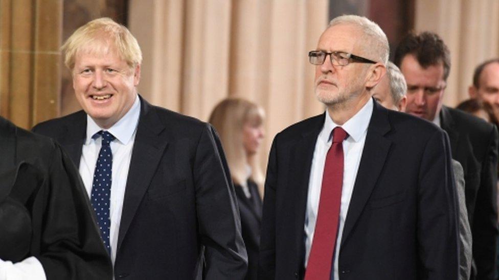 Boris Johnson and Jeremy Corbyn