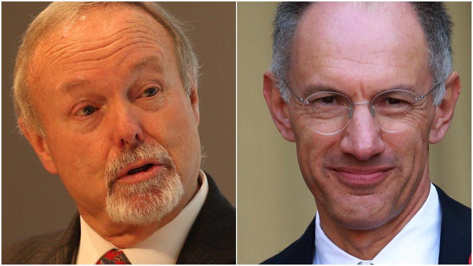 Sir Terry Matthews and Sir Michael Moritz