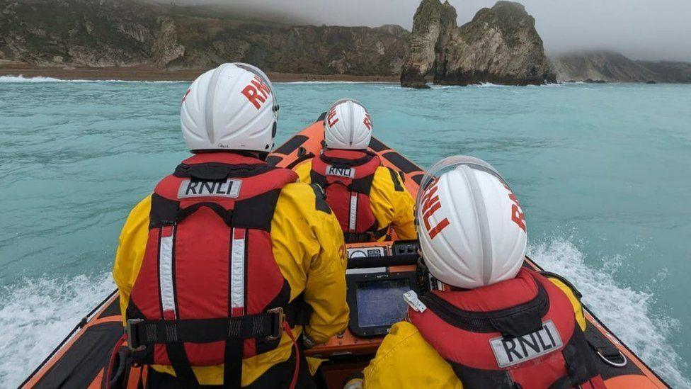 Weymouth Lifeboat - library image - not the rescue taking place