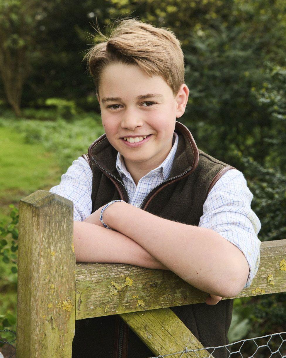 Prince George 12th birthday picture taken in Norfolk