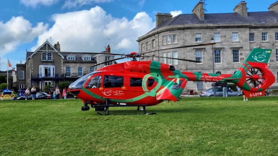 A picture of an air ambulance