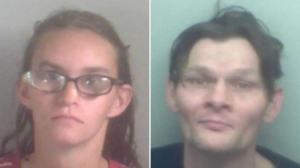 Police custody images of Jody Simpson (left) and Tony Smith