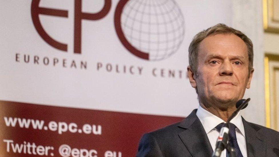 Donald Tusk speaks in Brussels. Photo: 13 October 2016