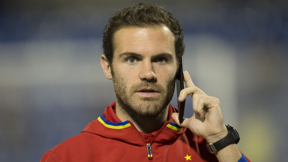 Manchester United and Spain midfielder Juan Mata