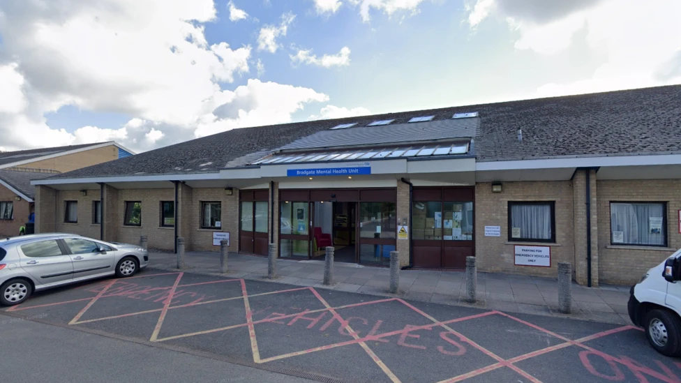 Bradgate mental health unit at Glenfield Hospital in Leicester