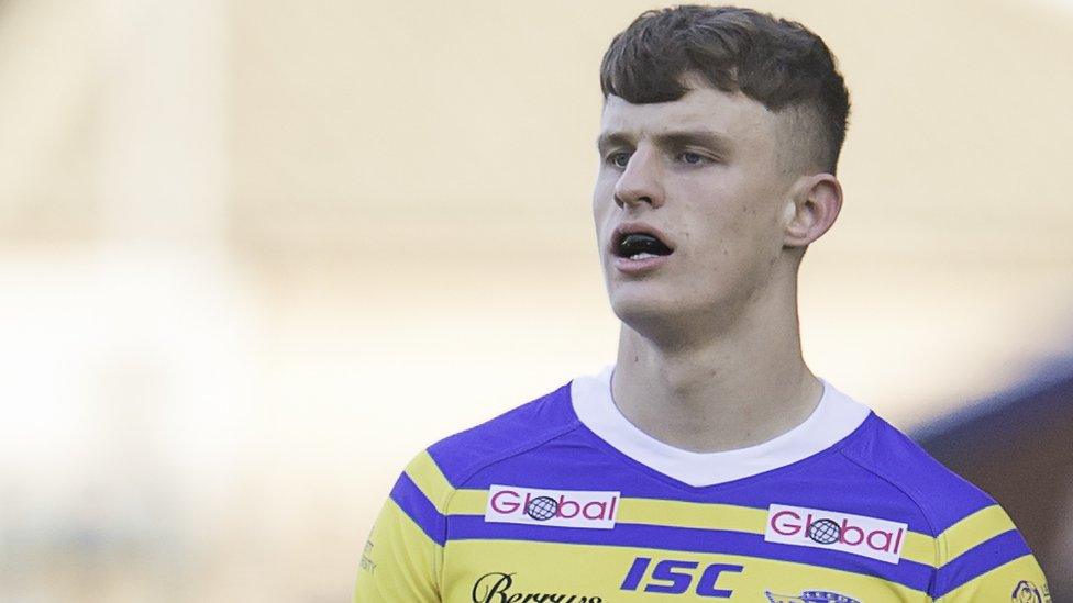 Ash Handley in action for Leeds Rhinos