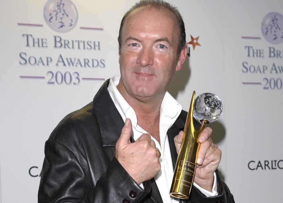 Actor Dean Sullivan in the pressroom at the 5th Annual British Soap Awards in London on May 10th 2003. Dean won the award for Special Achievement for his 17 year stint as Jimmy Corkhill in Brookside