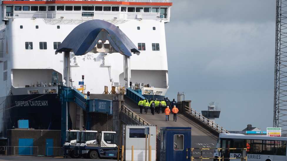 A P&O ferry