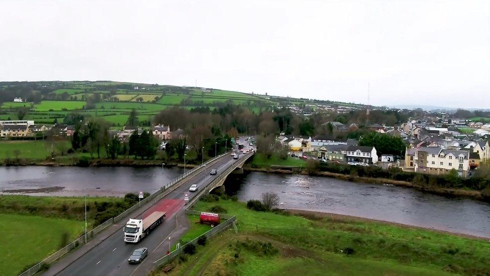 Traffic currently drives over Irish border roads without impediment