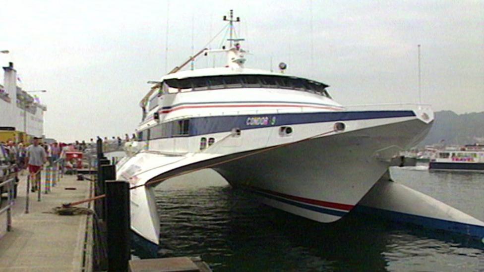 Sixty years of Condor Ferries serving Jersey and Guernsey - BBC News