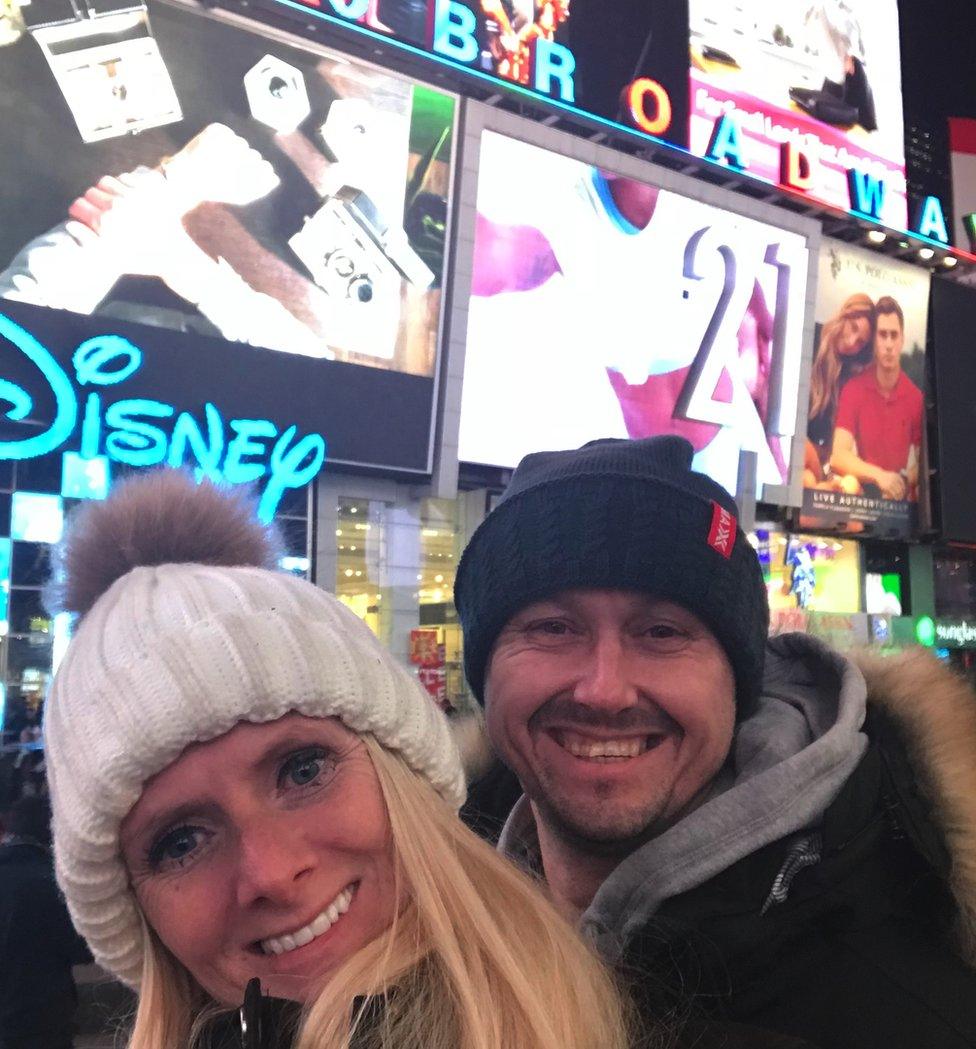 Kirsty and Kevin in New York