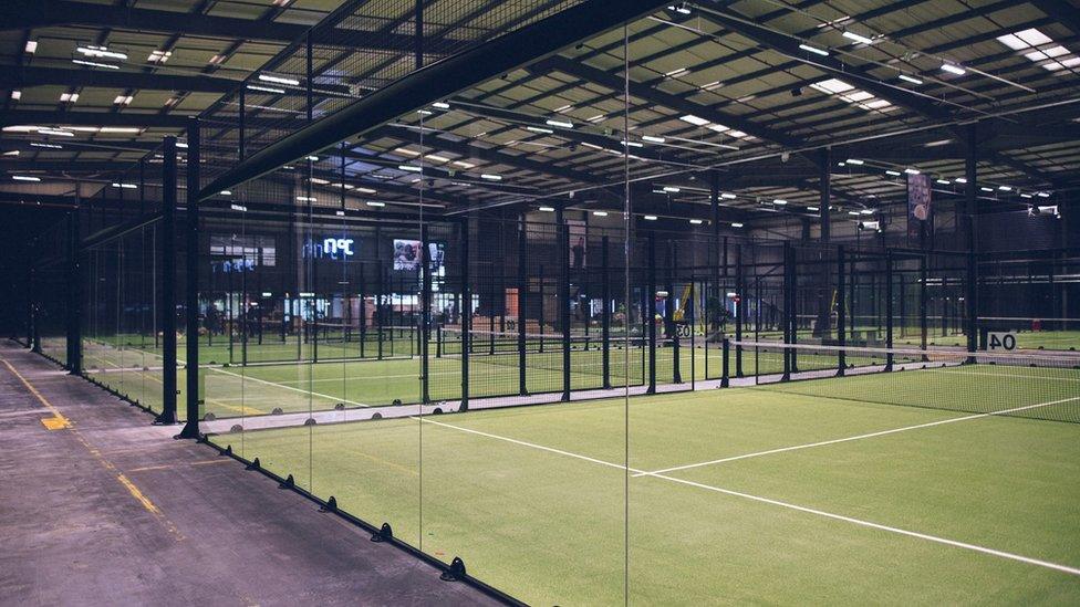 Rocket Padel court in Bristol