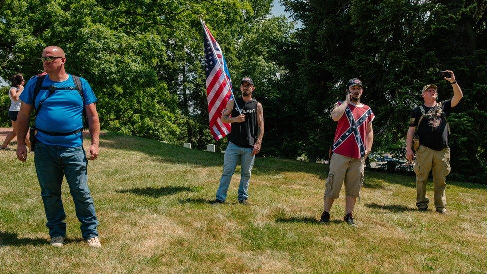 The Gettysburg site is a renowned American Civil War battleground