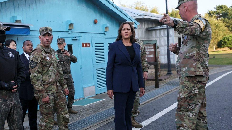 Harris at the DMZ