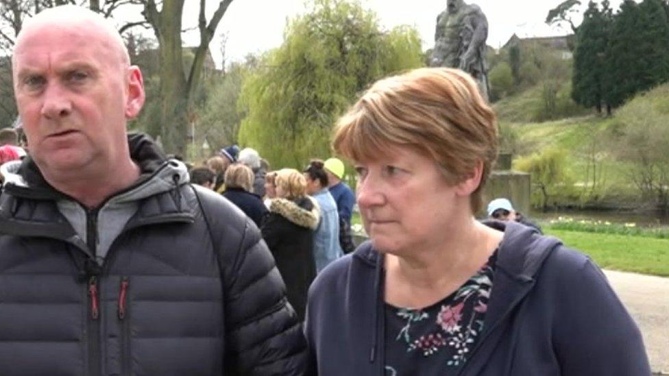 Parents Gez and Carol Fleetwood