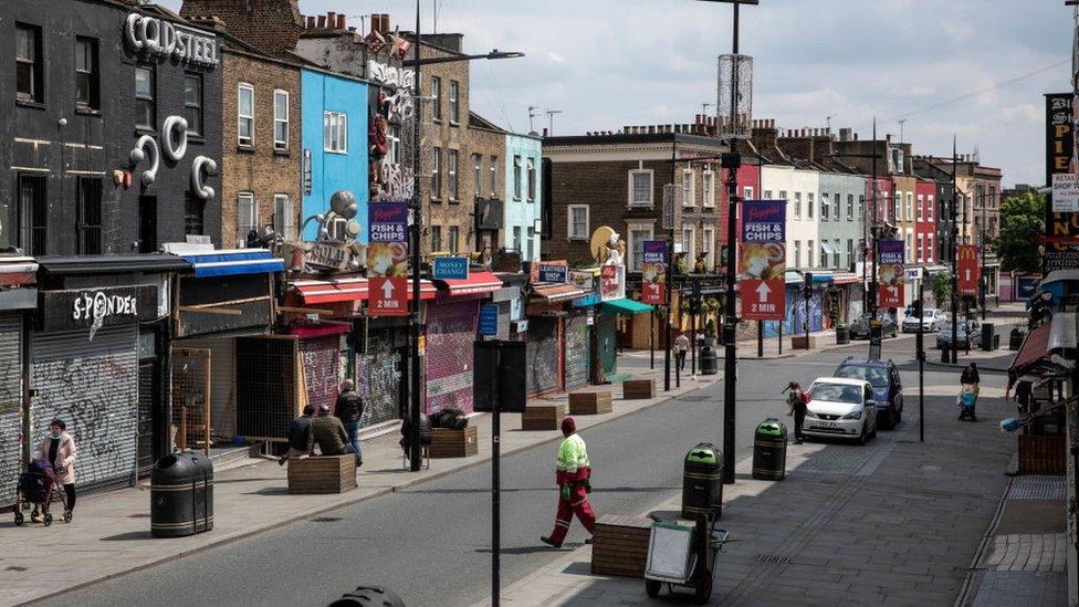 Almost empty High Street