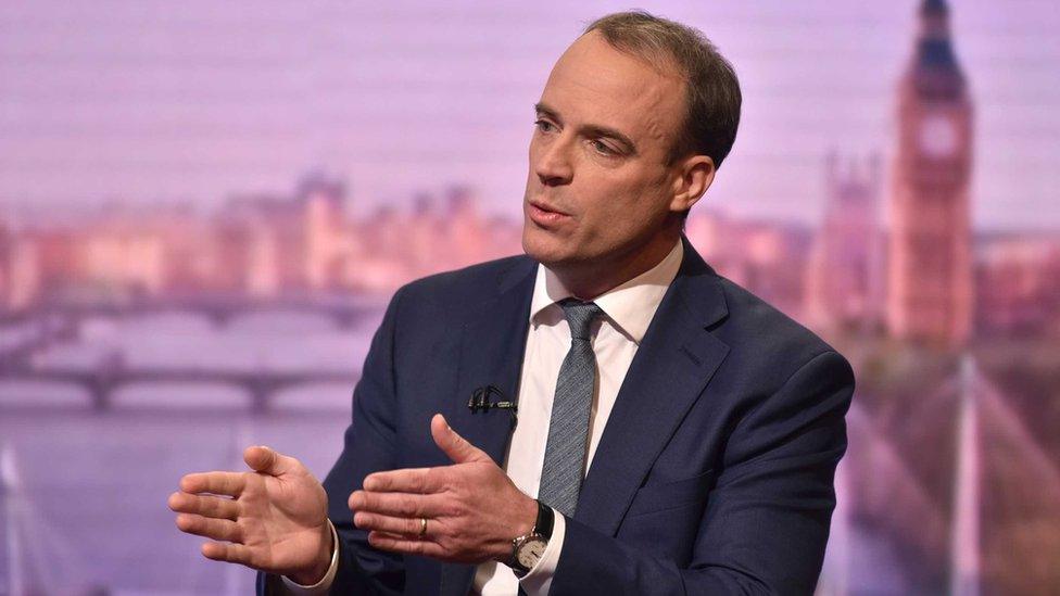 Foreign Secretary Dominic Raab