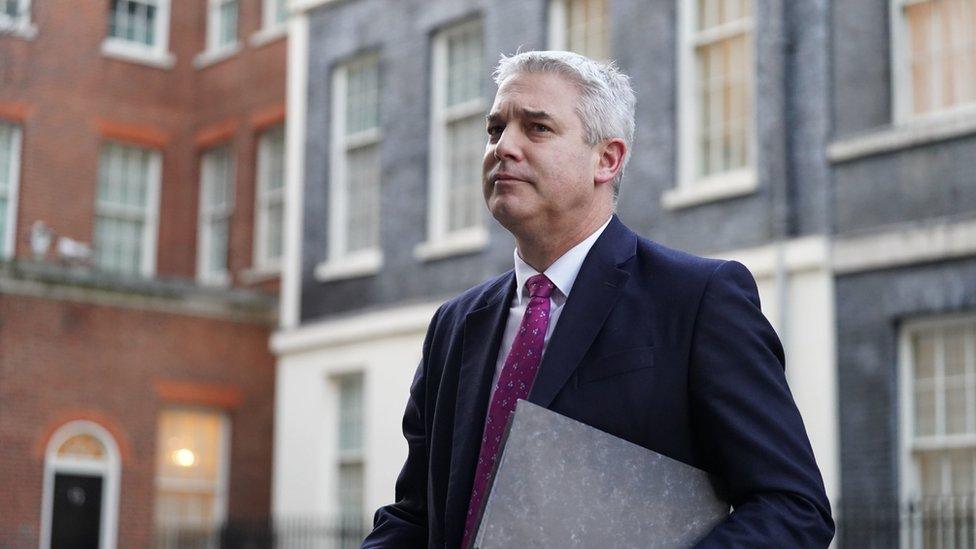 Health Secretary Steve Barclay leaves Downing Street, London