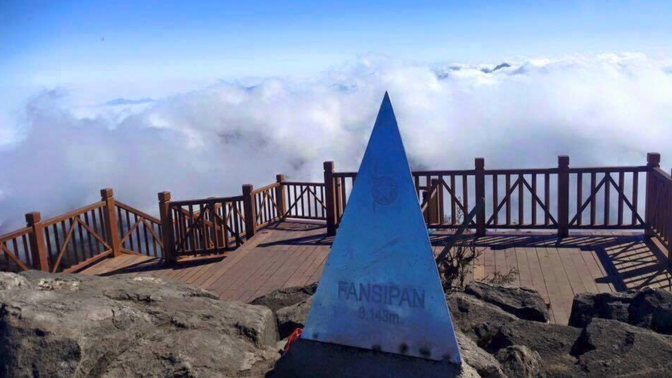 Monument on Mount Fansipan, Vietnam, 2016