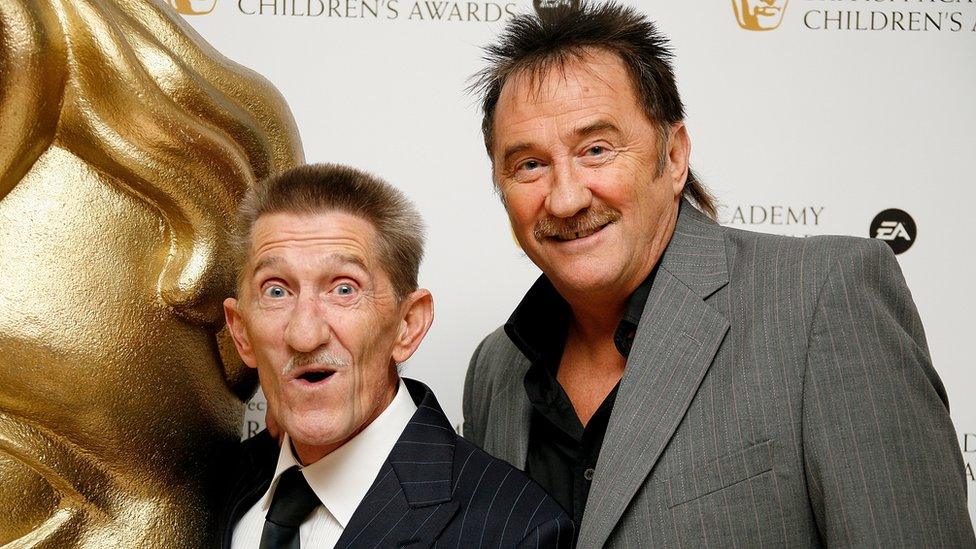 The Chuckle Brothers arrive at the Bafta Children's Awards in 2008.