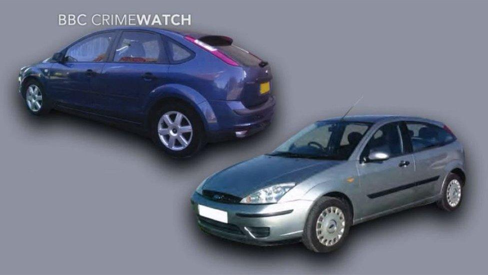 Ford Focus cars sought in connection with murder