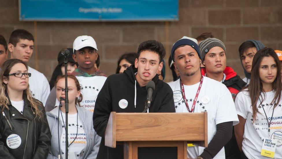 Students rally