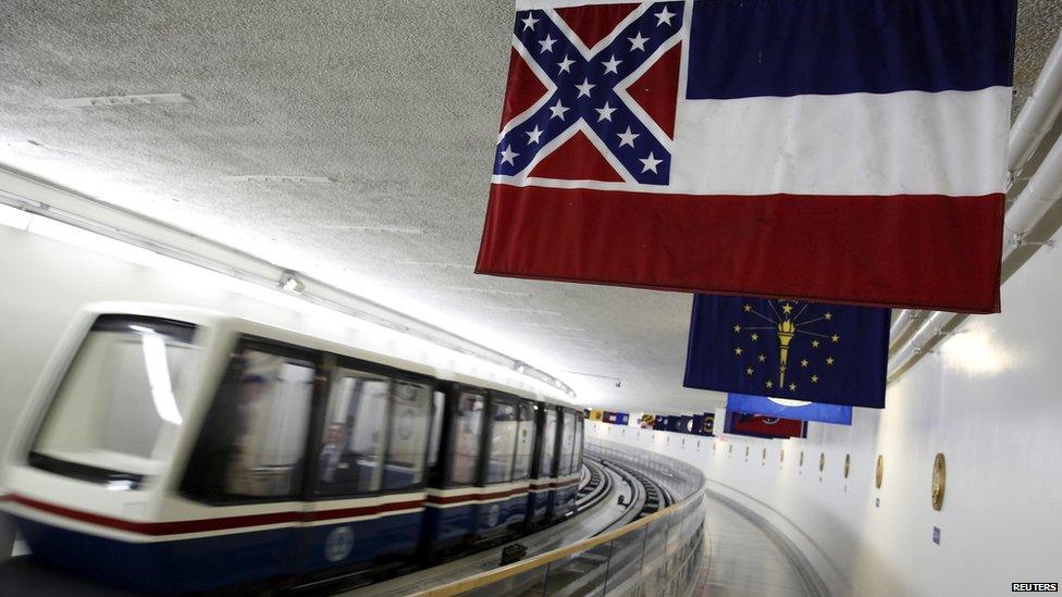 Mississippi flag in Washington DC