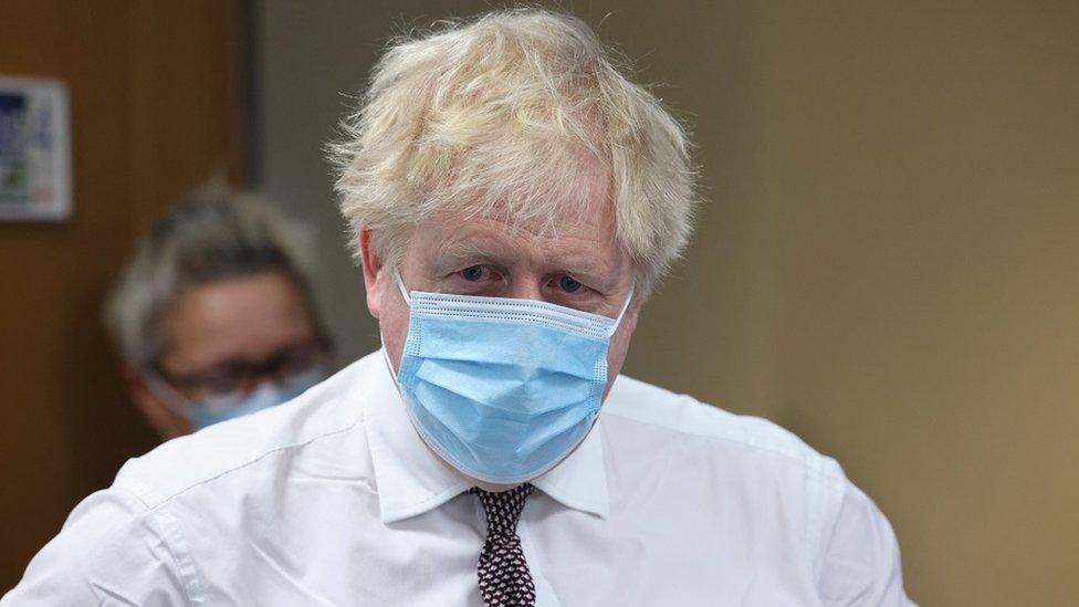 Britain"s Prime Minister Boris Johnson visits Finchley Memorial Hospital, an NHS (National Health Service) community hospital, in North London