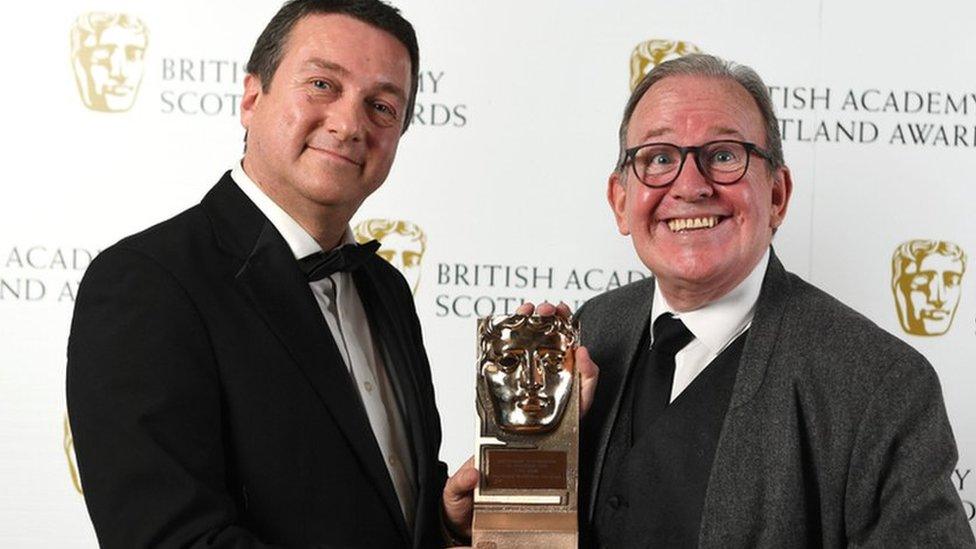 Ford Kiernan receives his award