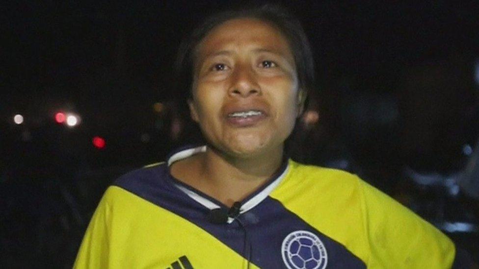 Mother of two missing children in Colombia mudslide