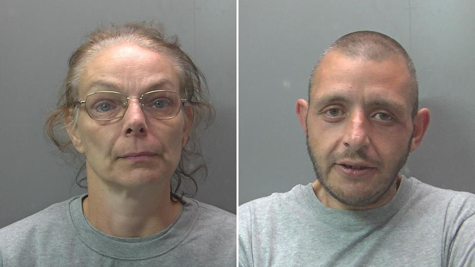 Melanie Wright and Barry Chapman