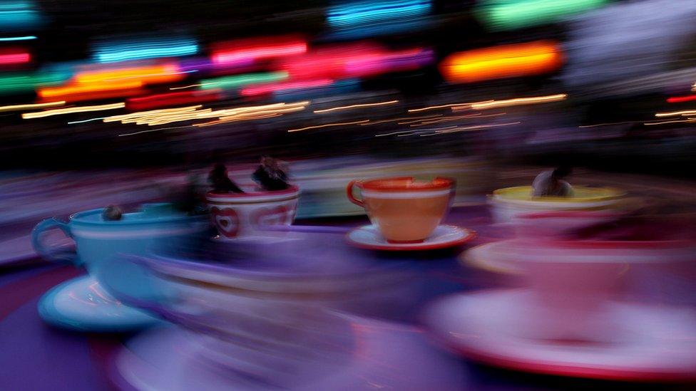 Teacup ride in Disneyland