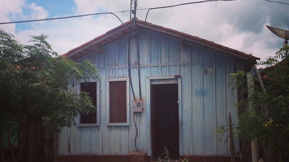 A house in Sao Domingos do Araguaia, a village at the centre of the conflict between the rebels and the army