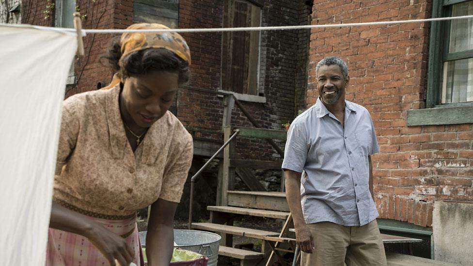 Viola Davis and Denzil Washington