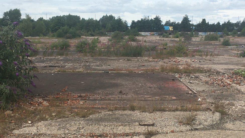 The derelict Phoenix 10 site in Walsall