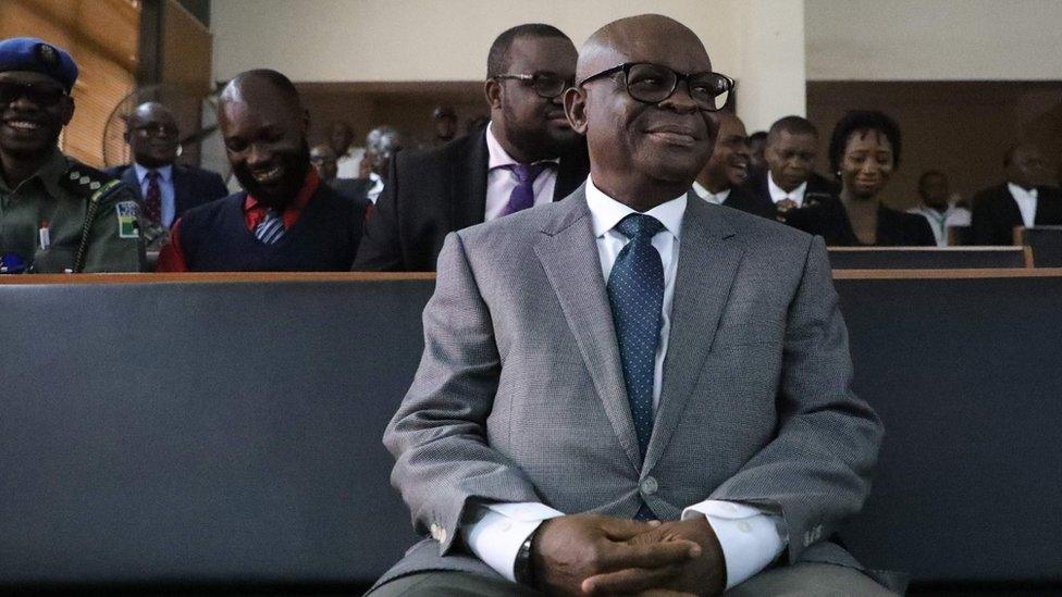 Walter Onnoghen in court