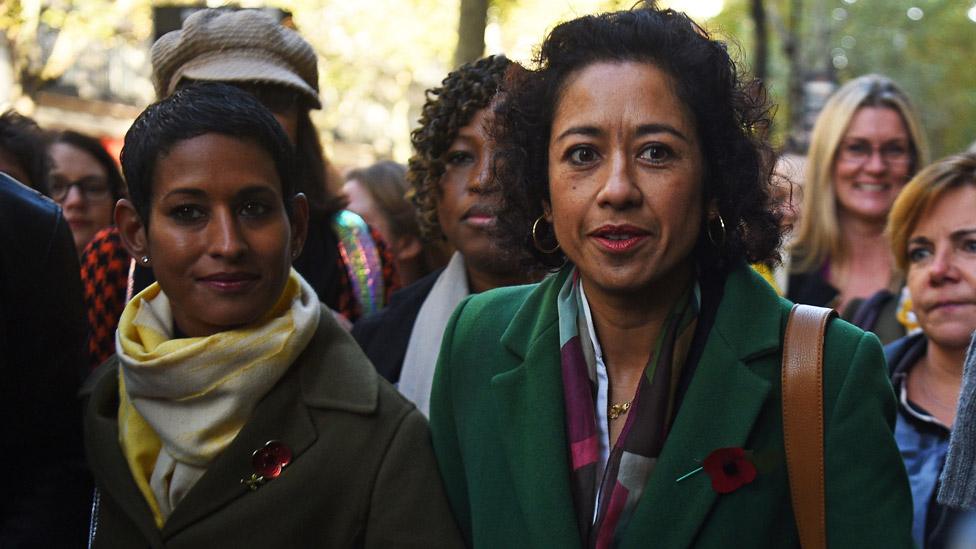 Samira Ahmed (right) and Naga Munchetty