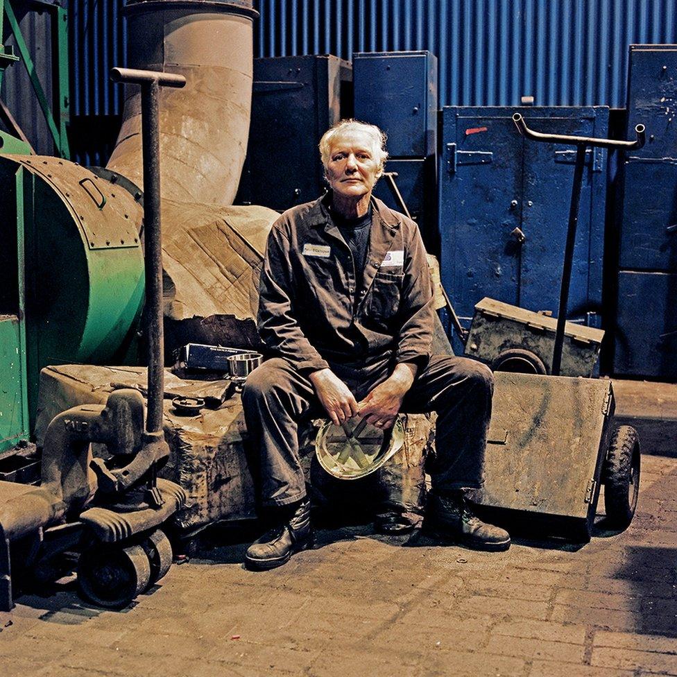 Peter O’ Callaghan, Fitter / Roll Grinder, 15 years at the Works