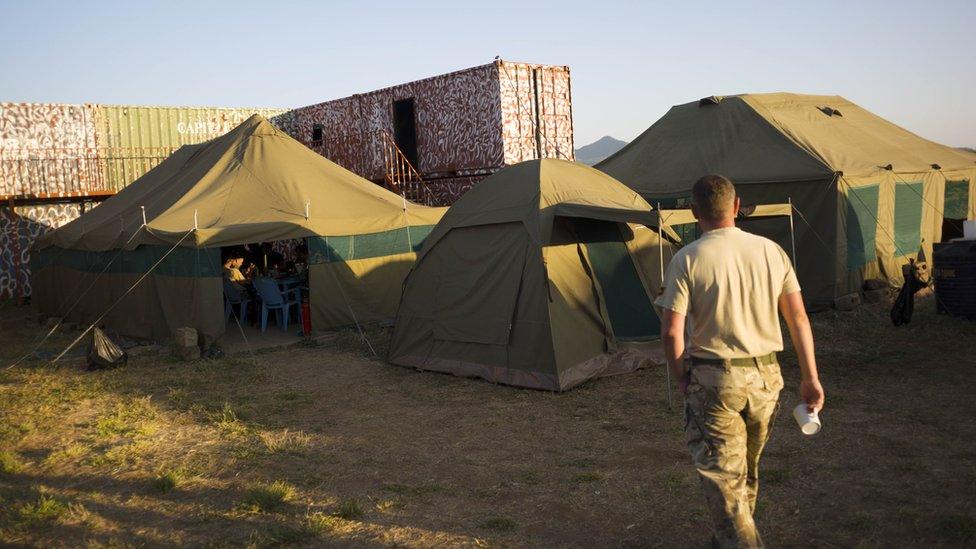 The training camp is in Isiolo County, central Kenya.