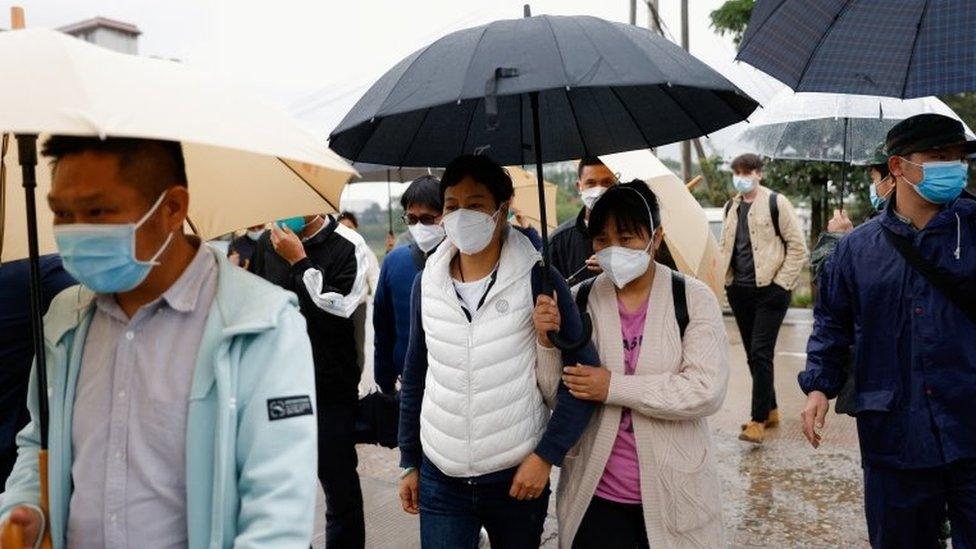 Relatives of victims are visiting the crash scene in Wuzhou