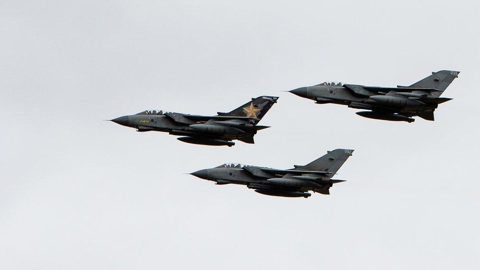 Tornados above Staffordshire