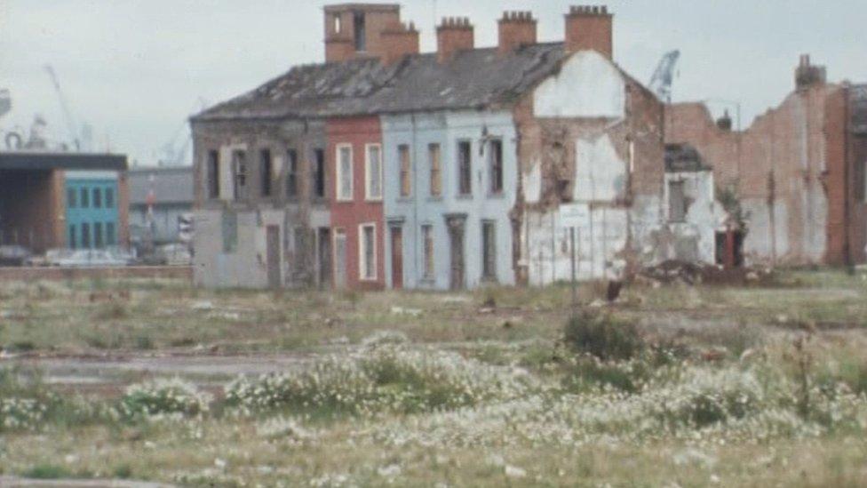 Sailortown in 1974 as the area was demolished